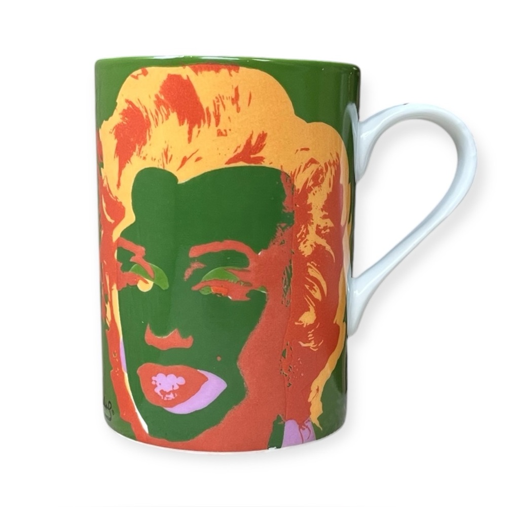 RARE ANDY WARHOL x Block China Ltd Ed. 1997 'Marilyn Monroe Porcelain Mug Cup